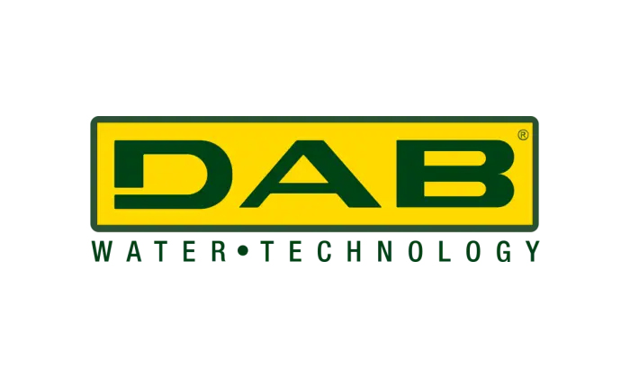 The logo of DAB