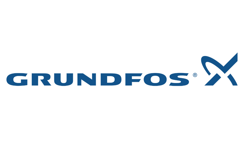 The logo of Grundfos